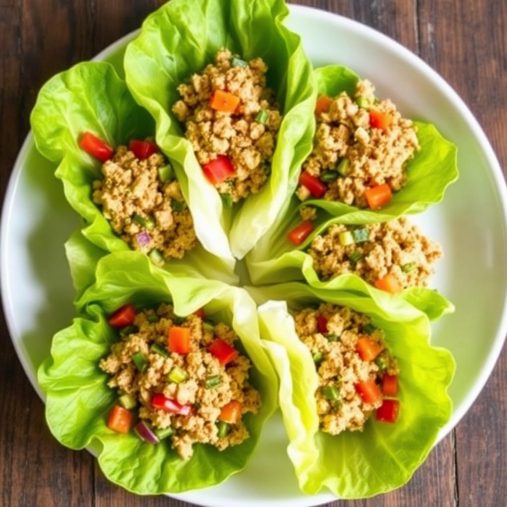 Wraps de lechuga